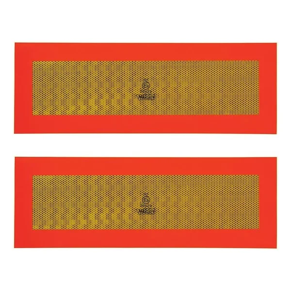 2 autocollants de marquage - 56x20 cm - extrêmement durables