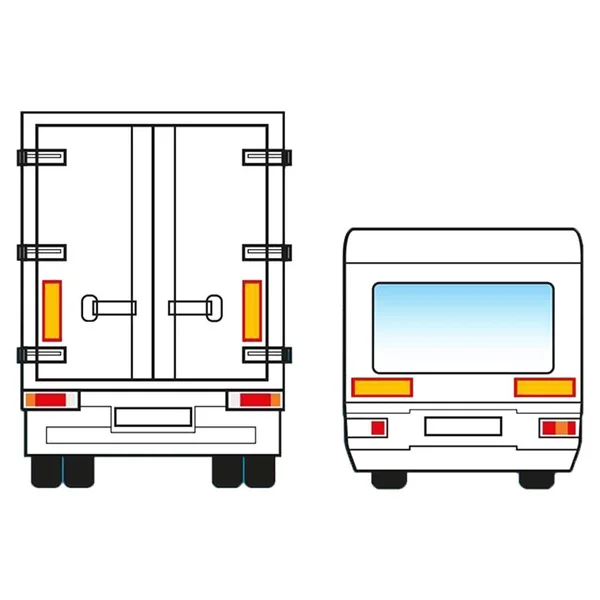 2 autocollants de marquage - 56x20 cm - extrêmement durables
