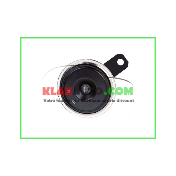 2 Klaxons Avertisseur à disque 12v KW9 Aigu/Grave