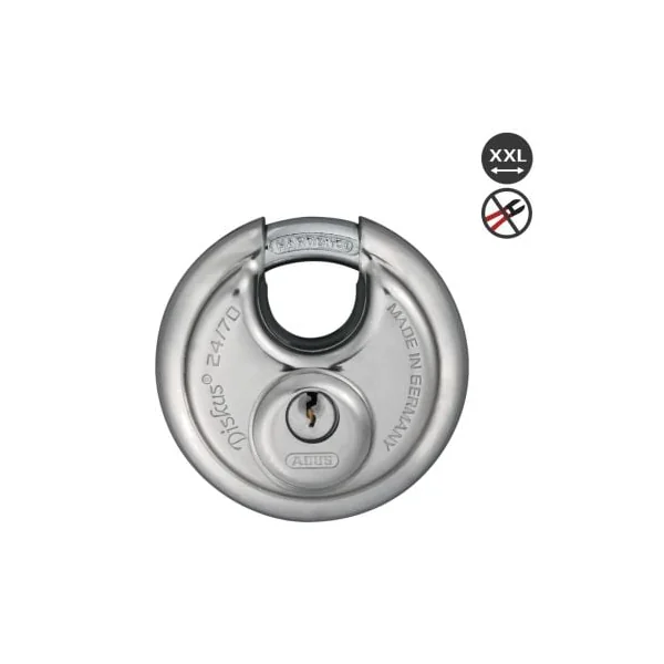 Abus cadenas rond diskus 24/70