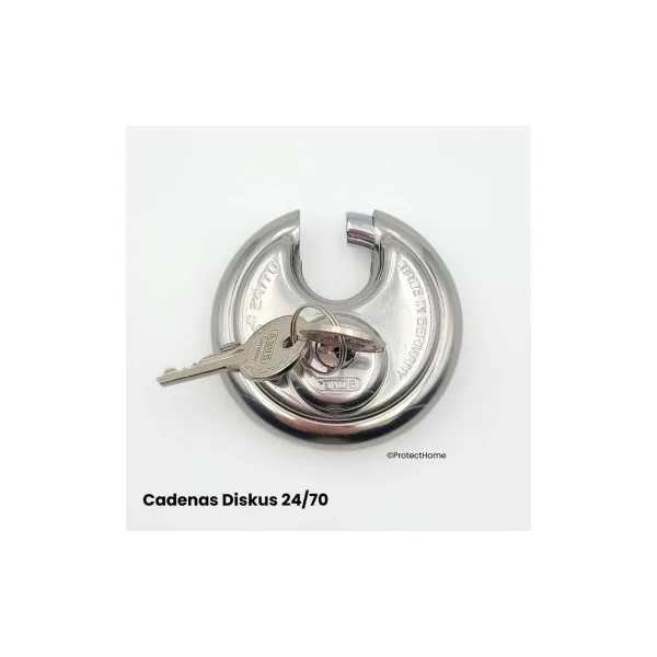 Abus cadenas rond diskus 24/70