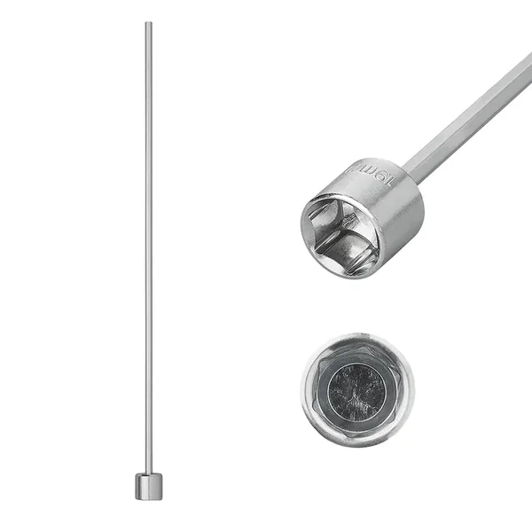 Adaptateur de rallonge 440 mm / 19 mm pour pied d'angle - convient à presque tous les types de caravanes