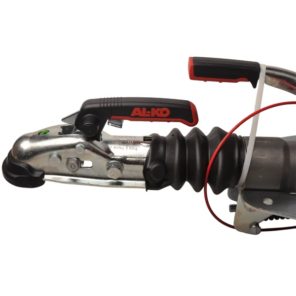 AL-KO Frein à inertie pour remorque - 150V - capacité max : 1500 kg - connexion au timon en V - y compris le collier de serrage pour la roue jockey