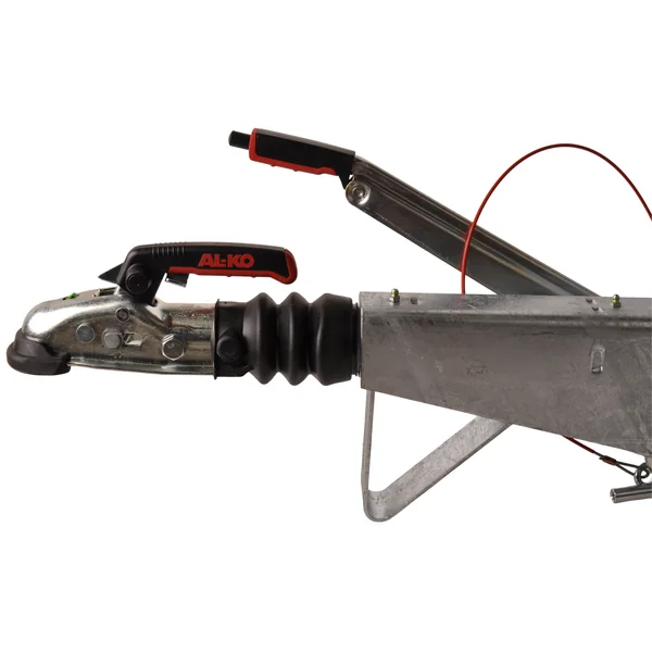 AL-KO Frein à inertie pour remorque - 161S - capacité max : 1600 kg - carré 100 mm - y compris la console pour roue jockey