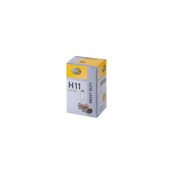 Ampoule Halogène H11 24V 70W HELLA Heavy Duty – Culot PGJ19-2