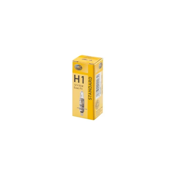 Ampoule Halogène H1 12V 55W (Culot P14.5s) - HELLA Standard - Réf. 8GH 002 089-131