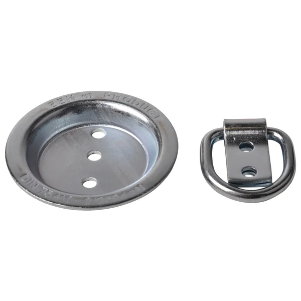Anneau de montage rond encastré 79x13 mm - ensemble de 4 pièces