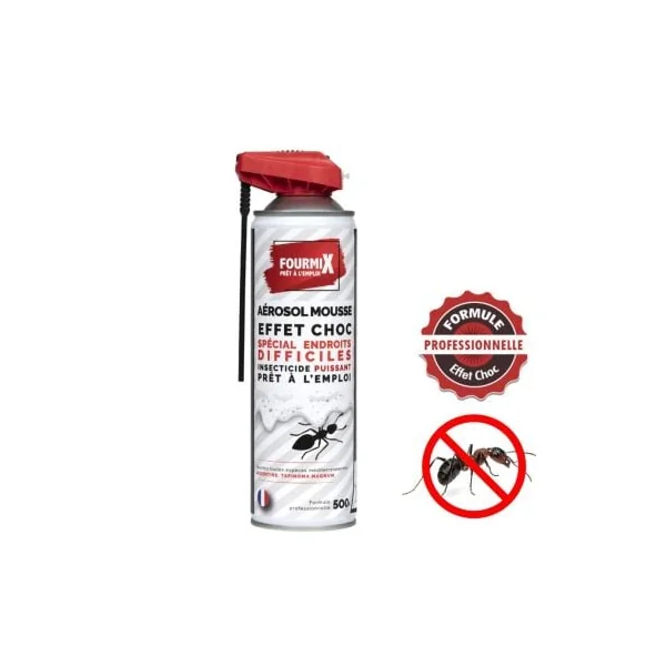 Anti fourmi puissant spécial endroits difficiles mousse effet choc