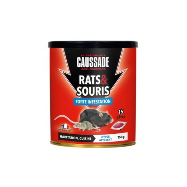 Appat pour rat et souris spécial forte infestation pour intérieur