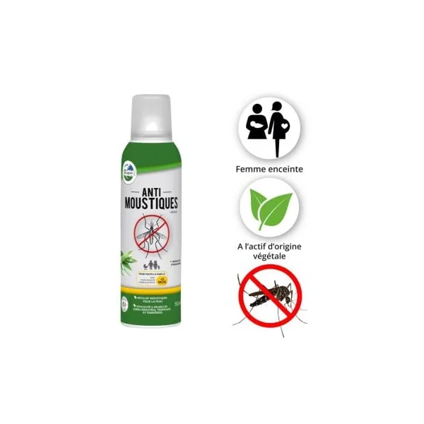 Aérosol anti moustique naturel pour toute la famille 150 ml