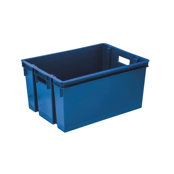 Bac de rangement bleu 50L