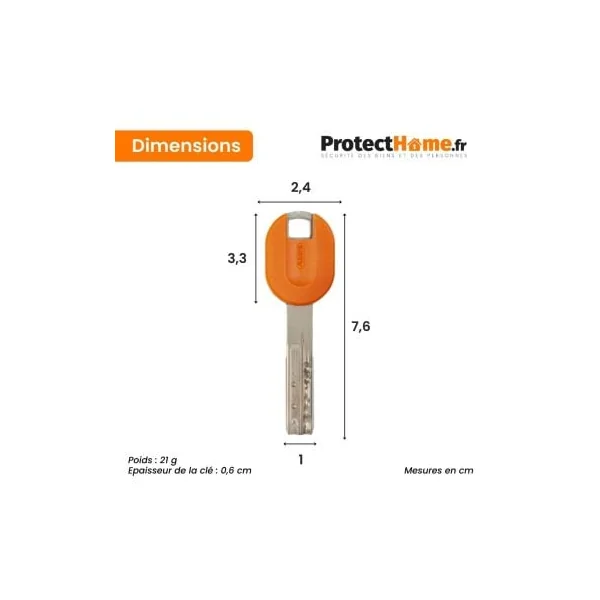 Barillet renfort magnétique abus bravus MX Magnet