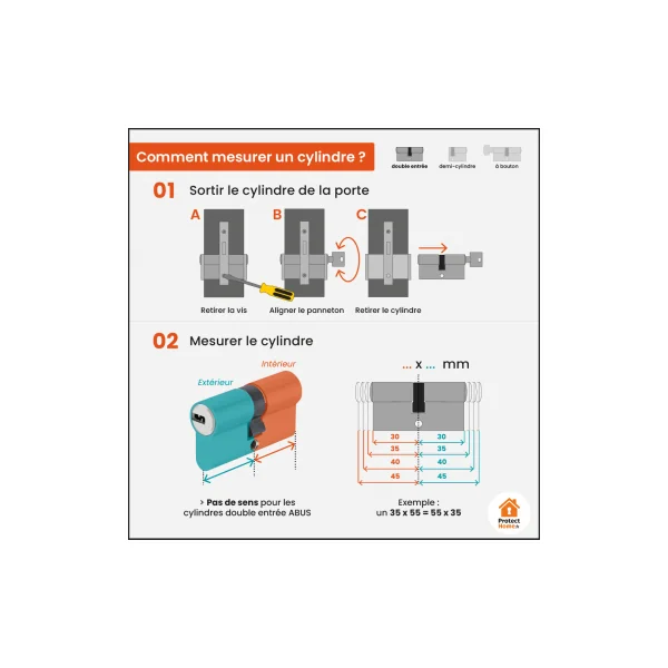 Barillet renfort magnétique abus bravus MX Magnet
