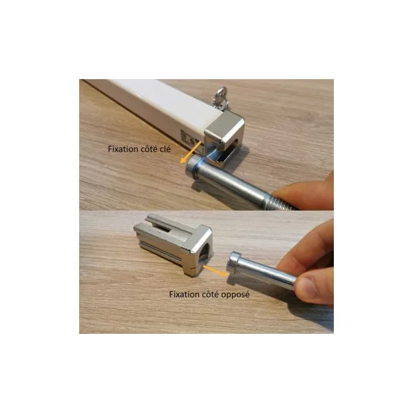 Barre blindée transversale pour fenêtre ABUS FRP217