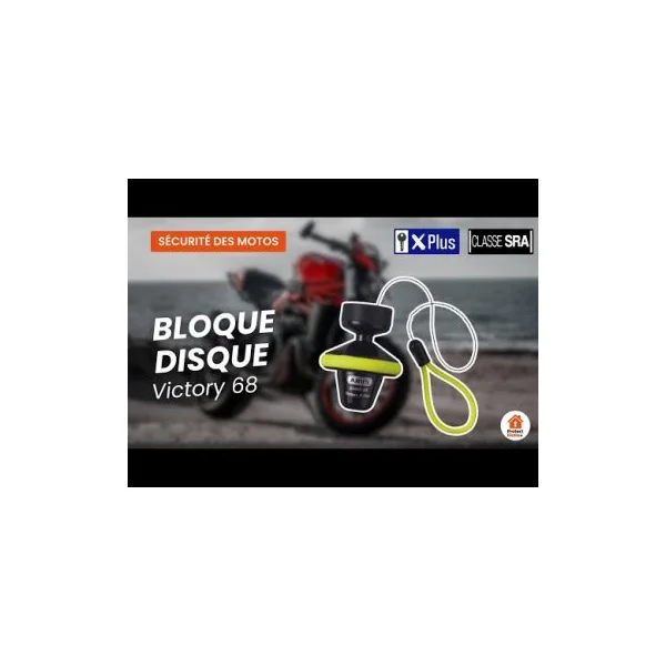 Bloque disque Abus SRA moto scooter compact Granit Victory 68