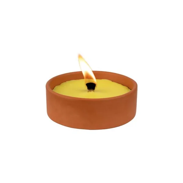 Bougie anti moustique citronnelle terre cuite x3