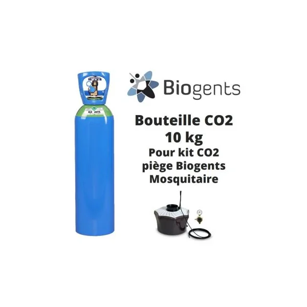 Bouteille CO2 pour piege a moustique 10 kg