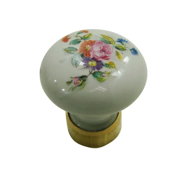 Bouton de meuble Fleurs