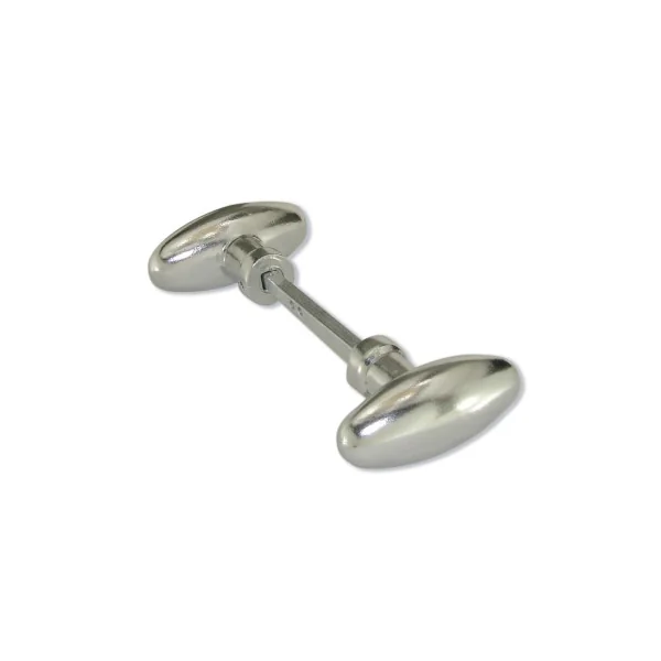Bouton Double OLIVE Aluminium Poli C6 et Fourreau 6 à 7