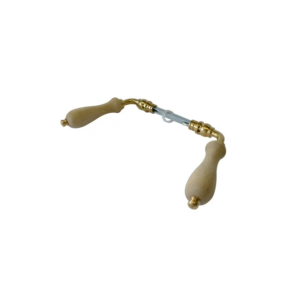 Béquille Double POIRE BOIS BRUT