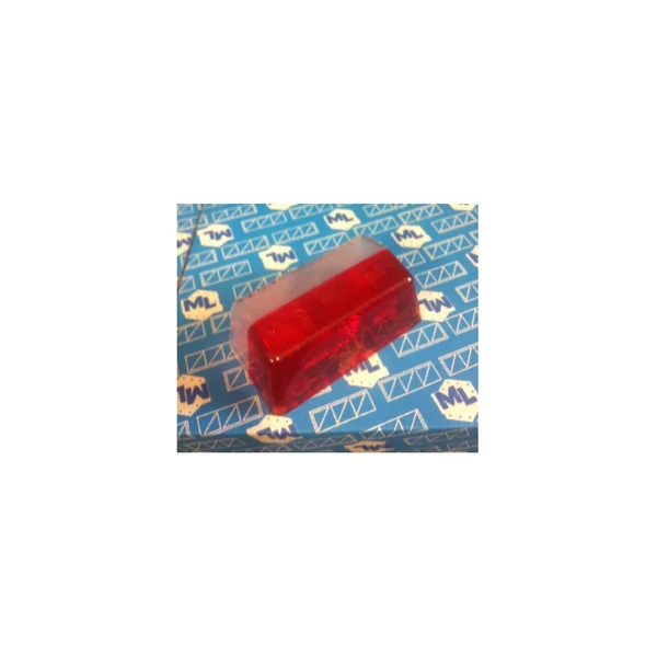 CABOCHON BICOLORE ML (ROUGE / BLANC)