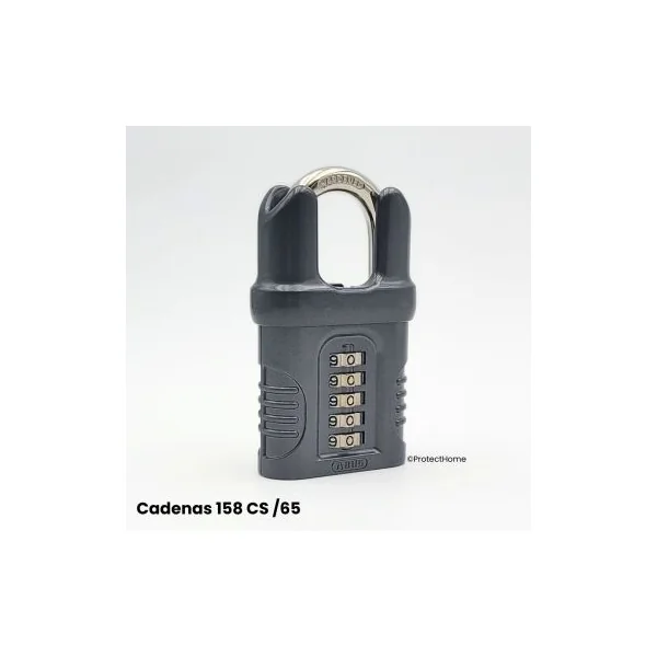 Cadenas 5 chiffres ABUS très haute sécurité 158CS/65