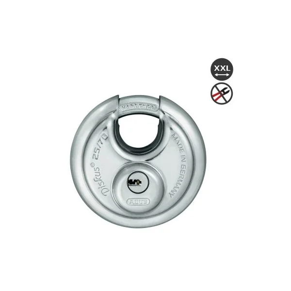Cadenas abus diskus 25/70 avec 5 clés