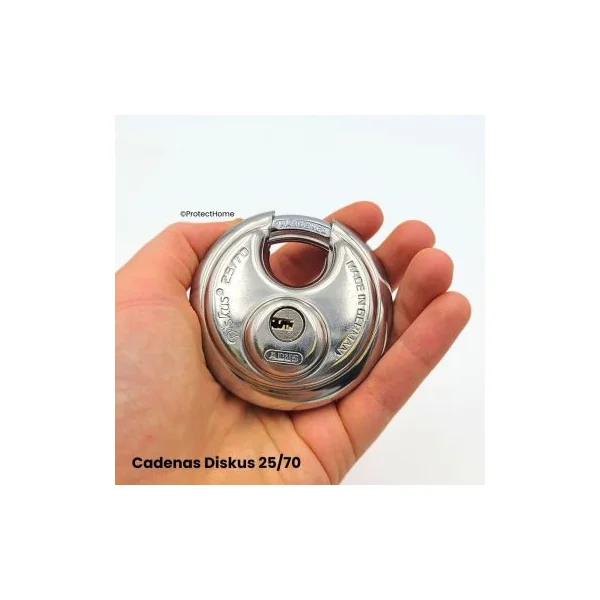 Cadenas abus diskus 25/70 avec 5 clés
