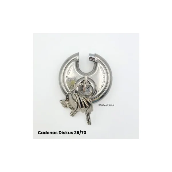 Cadenas abus diskus 25/70 avec 5 clés
