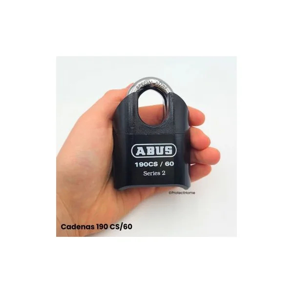 Cadenas Abus à Combinaison 190cs/60mm Anse Blindée