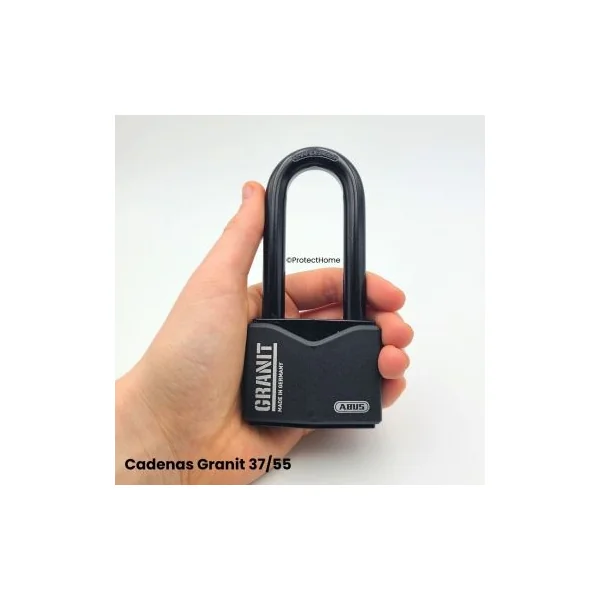 Cadenas Granit très haute sécurité avec haute anse 37/55HB