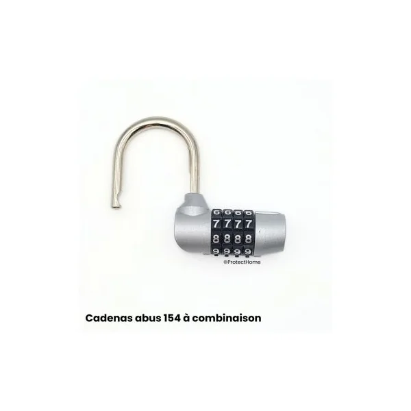 Cadenas à combinaison 4 chiffres pour extérieur abus 154