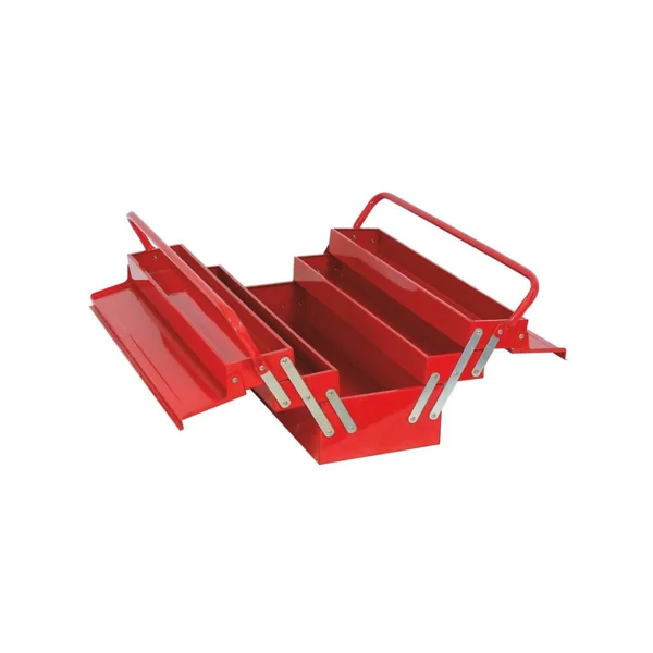 Caisse à outils métallique 5 compartiments