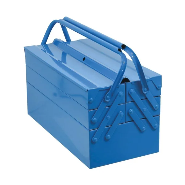 Caisse à outils métallique – 5 compartiments