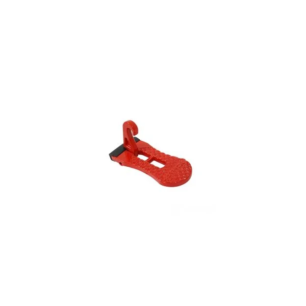 Car Door Step ladder for easy roof access - red