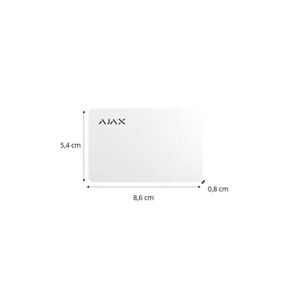 Carte sans contact pass AJAX