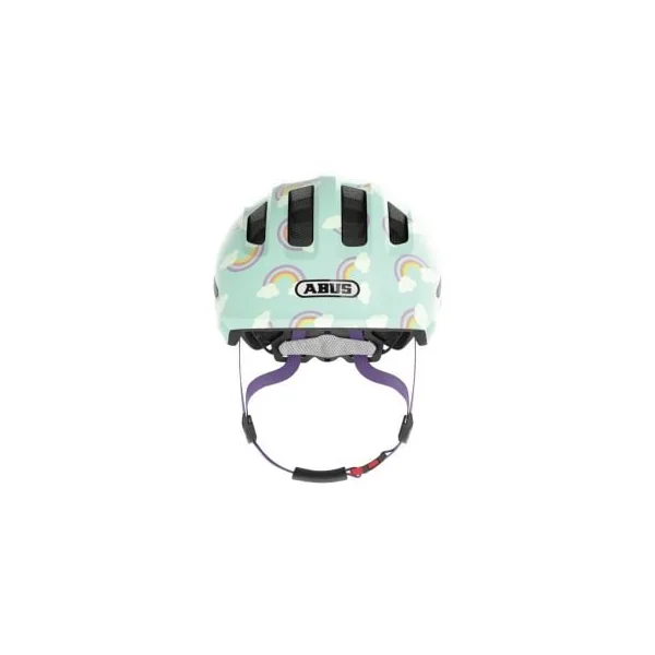 Casque vélo enfant et bébé arc en ciel avec led