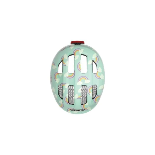 Casque vélo enfant et bébé arc en ciel avec led