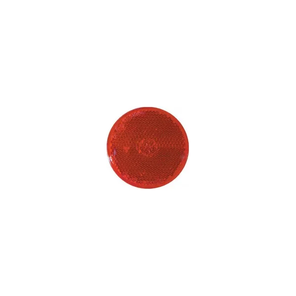 Catadioptre Rouge Rond Adhésif Ø60 mm