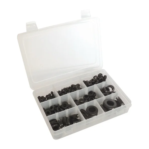 COFFRET ASSORTIMENTS 210 ŒILLETS PASSE-CBLE CAOUTCHOUC