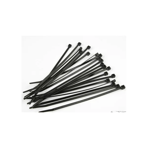 COLLIER RILSAN noir Longueur 200 mm - Largeur 4.5 mm ( paquet de 100 colliers )