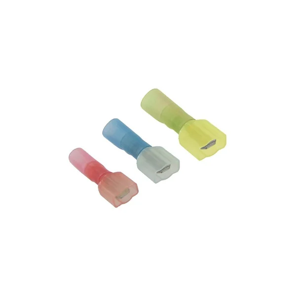 COSSE FEMELLE 6,35MM THERMORETRACTABLE JAUNE ( 100 % ISOLEE )