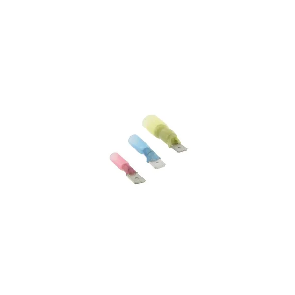 COSSE MALE 6,35MM THERMORETRACTABLE ROUGE