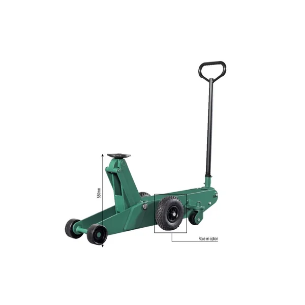 Cric Rouleur Hydraulique à Haute Capacité COMPAC 10 Tonnes Professionnel