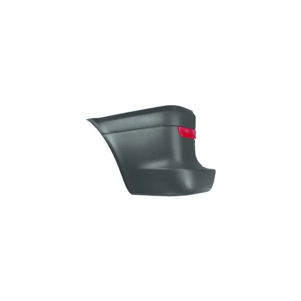 Crosse arrière gauche pour MERCEDES VITO II (W639) 2010-2014, (court) gris clair, catadioptre, embout pare chocs