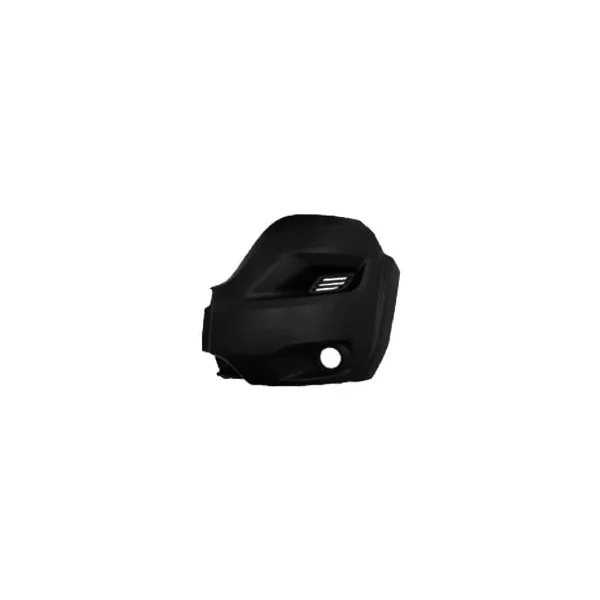 Crosse pare chocs avant gauche pour FIAT DUCATO III phase 2 2014-2023, court, embout noir, sans élargisseur, trou feu AB