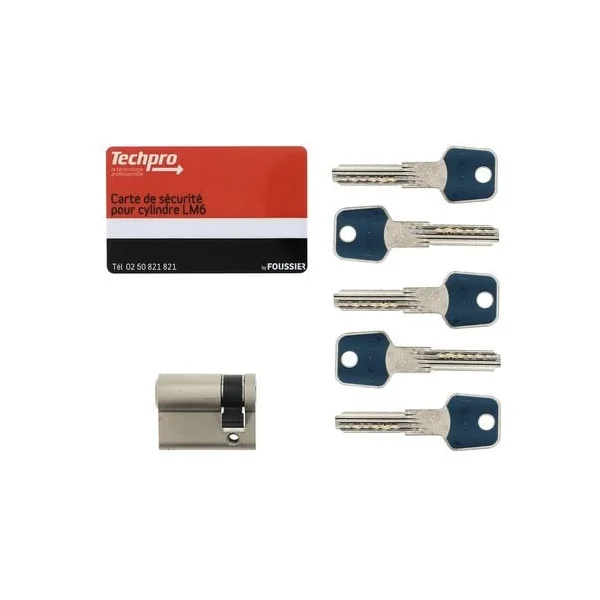 Cylindre de sûreté LM 6 Version LM6 débrayable et anti-effraction varié