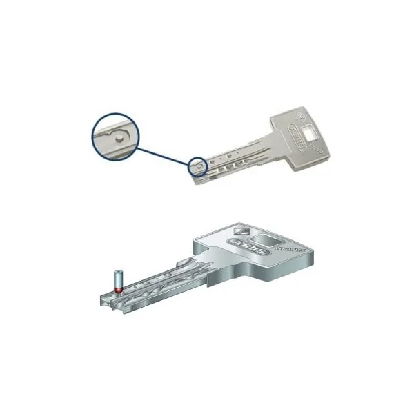 Cylindre serrure Abus Bravus 4000 bouton