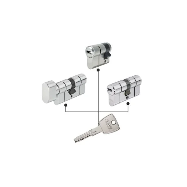 Cylindres entrouvrants ouverture mêmes clés ABUS D6/D66