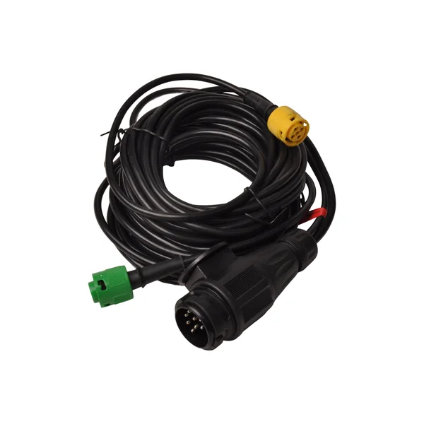Câble Hapt type Aspöck - 7,5 mètres de long - 13 broches - avec 2x 5 broches Prises